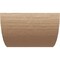 Ekena Millwork 6in. W x 4in. H x 36in. L Durham Woodgrain TimberThane Rafter Tail, Primed Tan RFTUR06X04X36DURRCPR - alternate 2
